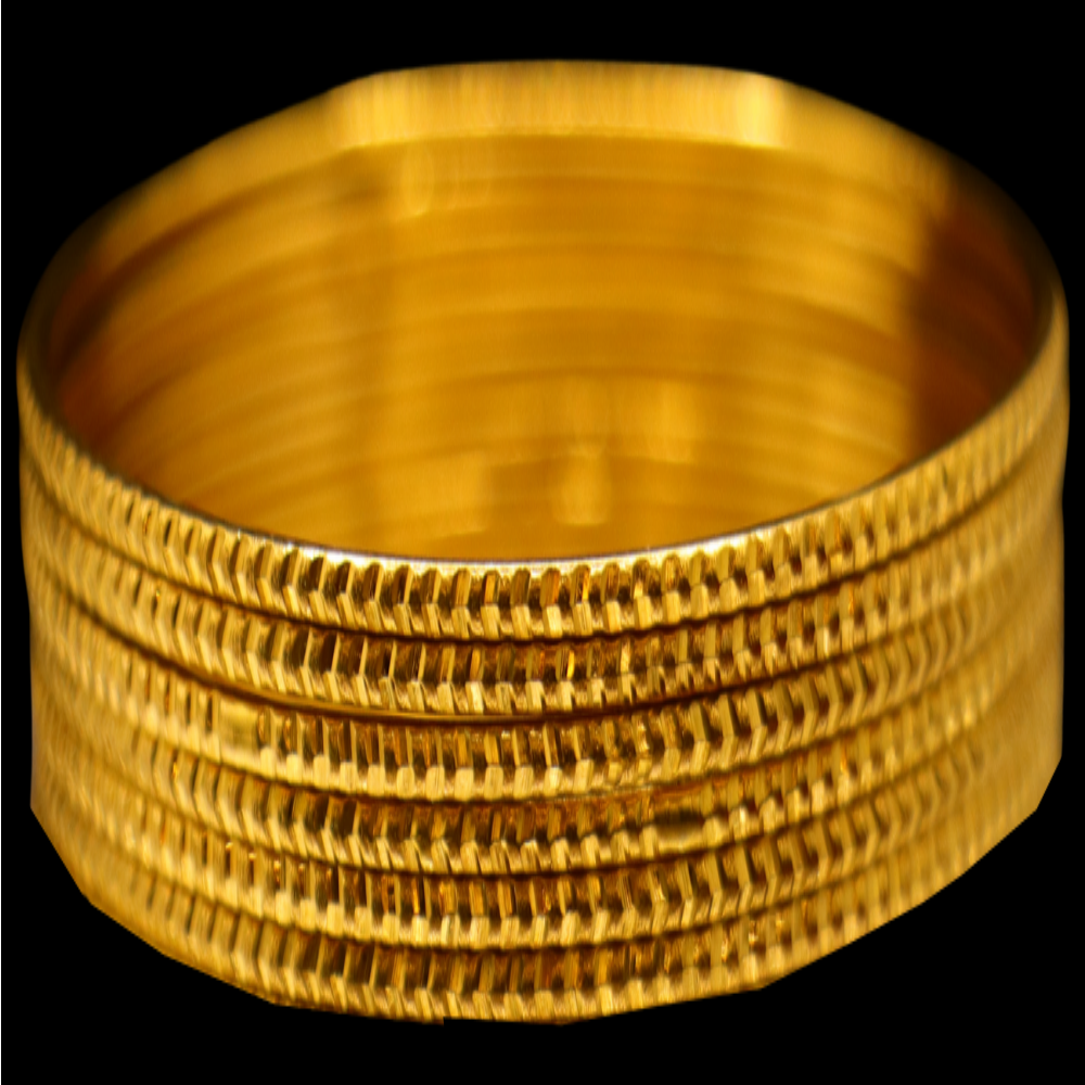 22K Six-Piece Bangle Set, S (19) – SB27323